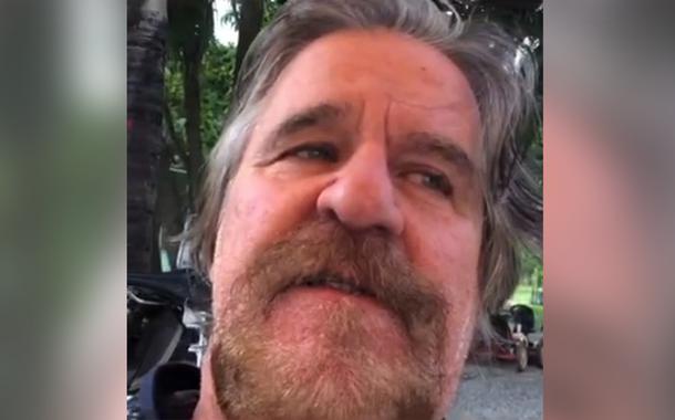 Ricardo Roriz em vídeo que compartilhou na Lagoa Rodrigo de Freitas