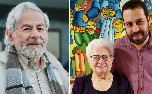 Raduan Nassar, Luiza Erundina e Guilherme Boulos