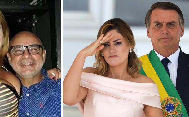 Márcia Aguiar, Fabrício Queiroz, Michelle Bolsonaro e Jair Bolsonaro