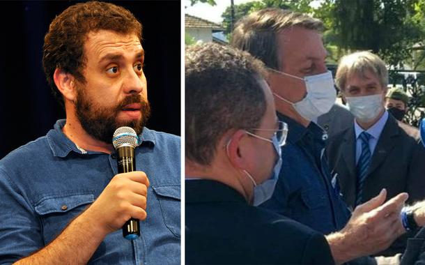 Guilherme Boulos, Jair Bolsonaro e Márcio França