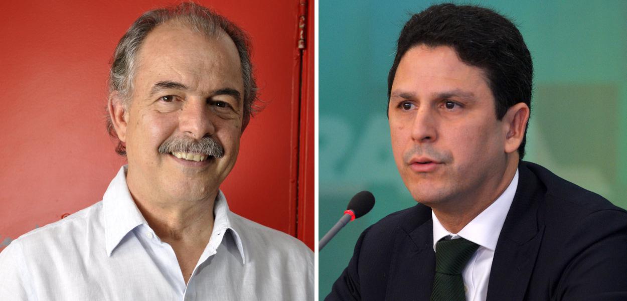 Aloizio Mercadante e Bruno Araújo