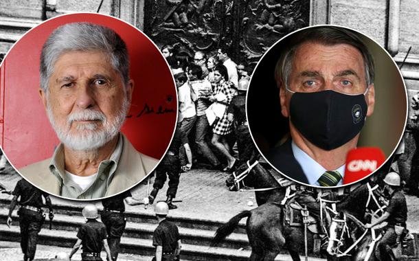 Celso Amorim e Jair Bolsonaro