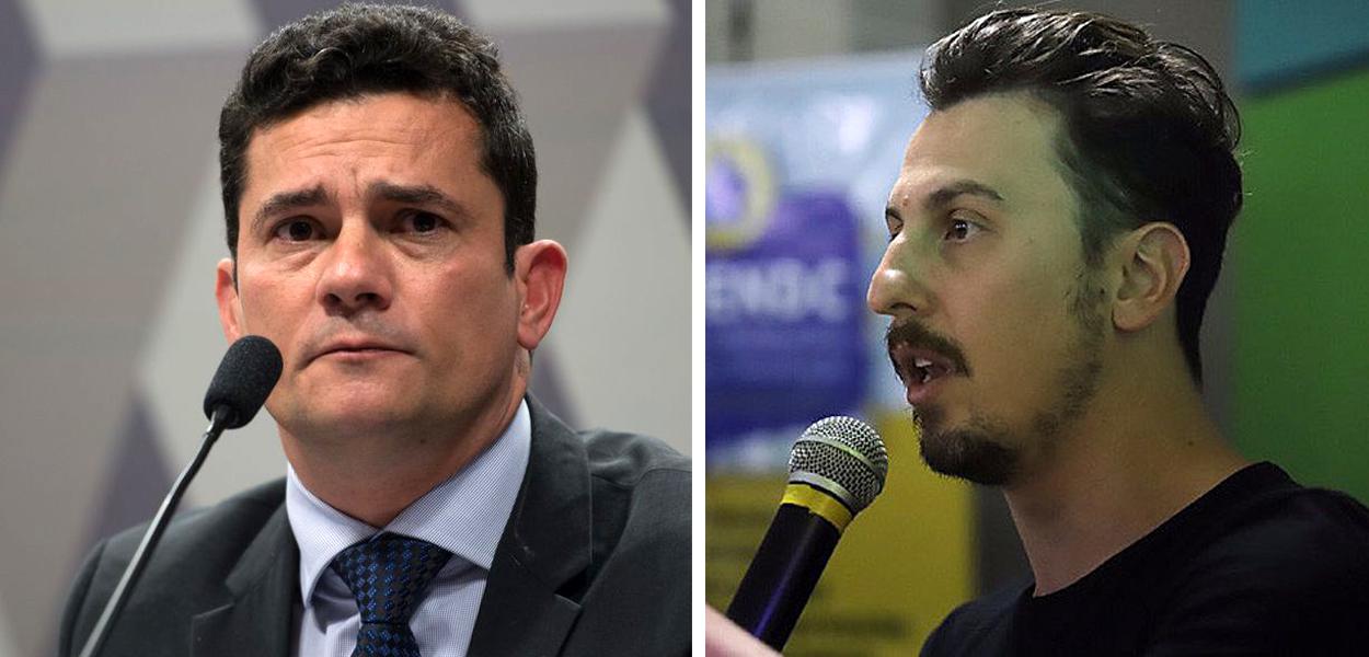 Sergio Moro (à esq.) e Leandro Demori