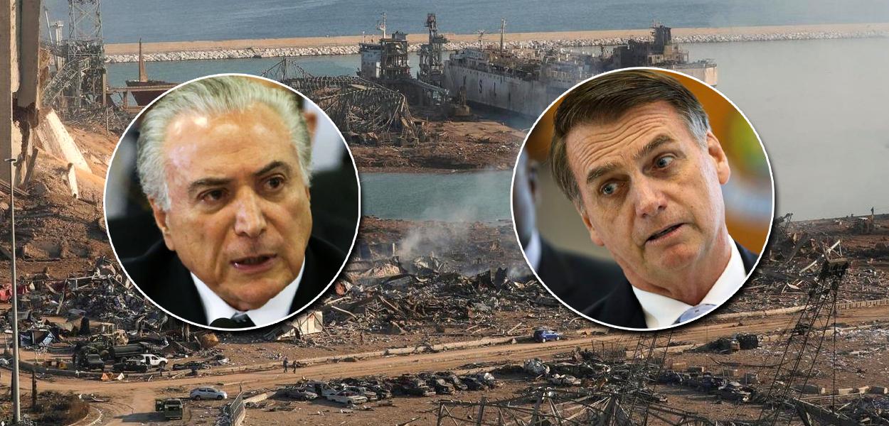 Michel Temer e Jair Bolsonaro