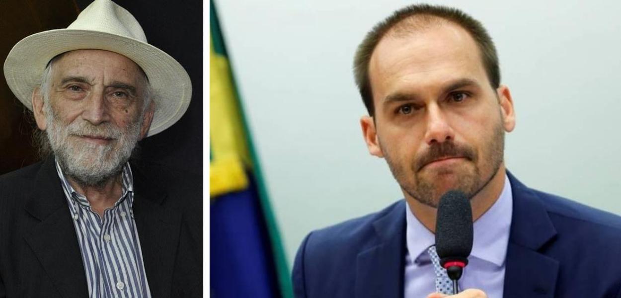 Alex Solnik e Eduardo Bolsonaro