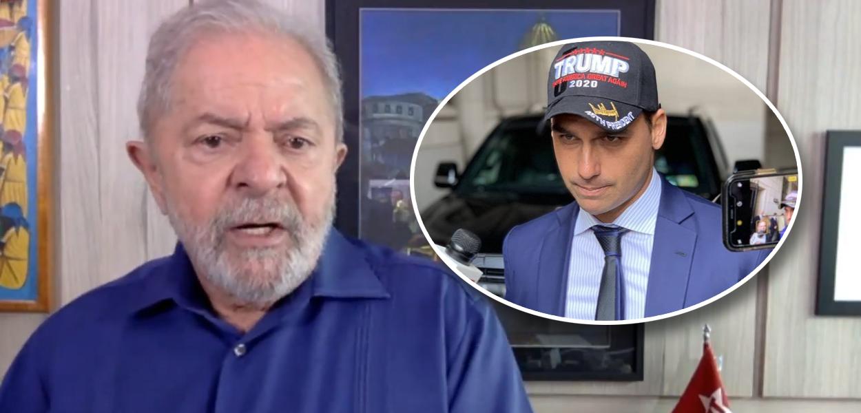 Lula e Eduardo Bolsonaro