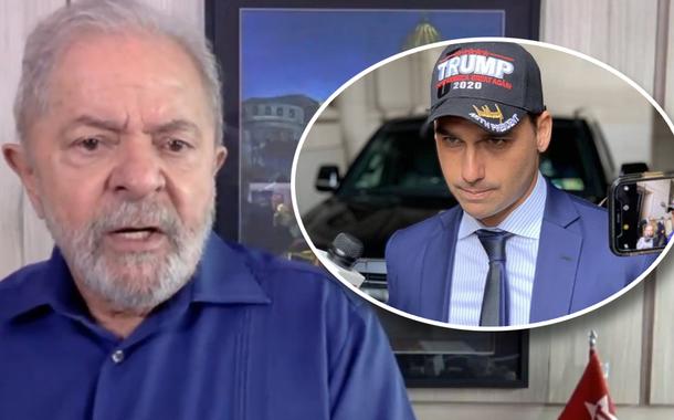 Lula e Eduardo Bolsonaro
