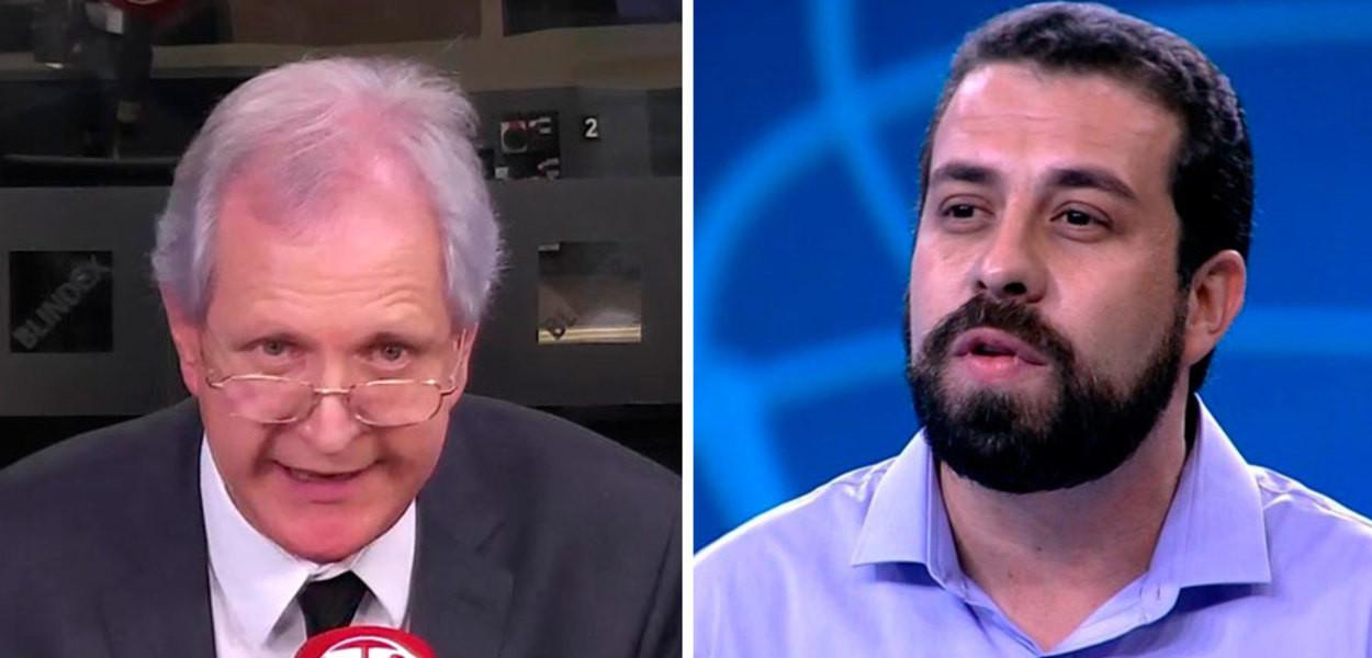 Augusto Nunes e Guilherme Boulos