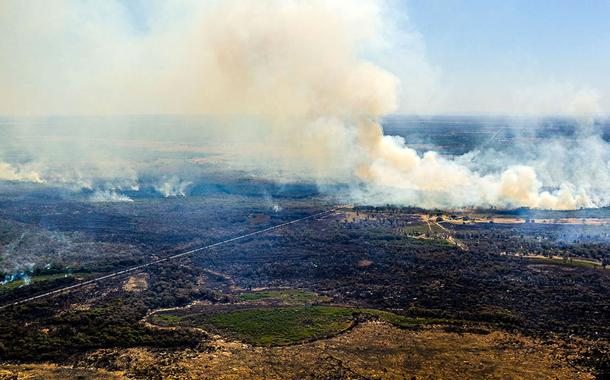 Ação humana provocou incêndio no Mato Grosso