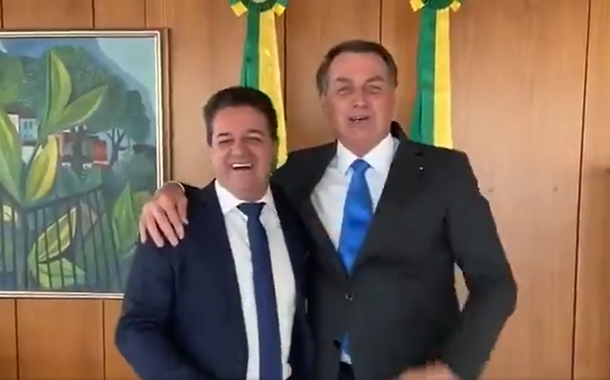 Roberval da dupla Don & Juan e Jair Bolsonaro