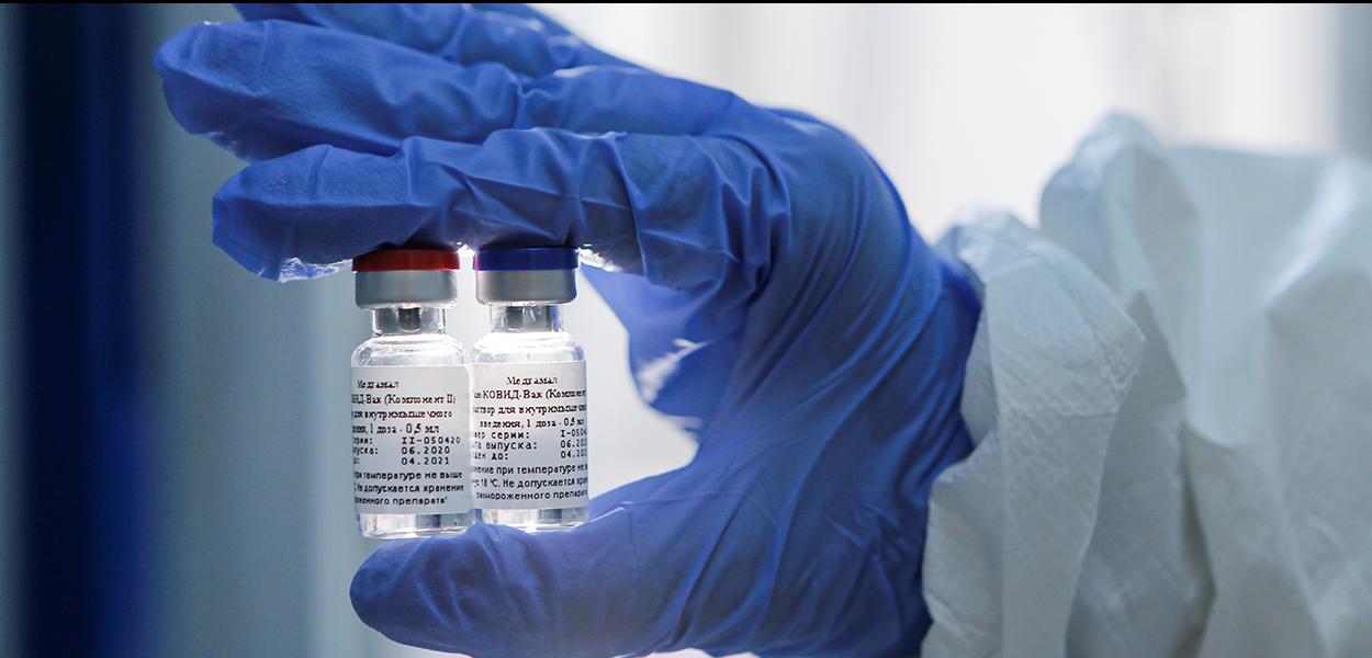 Foto de divulgação de vacina desenvolvida pela Rússia contra a Covid-19 06/08/2020