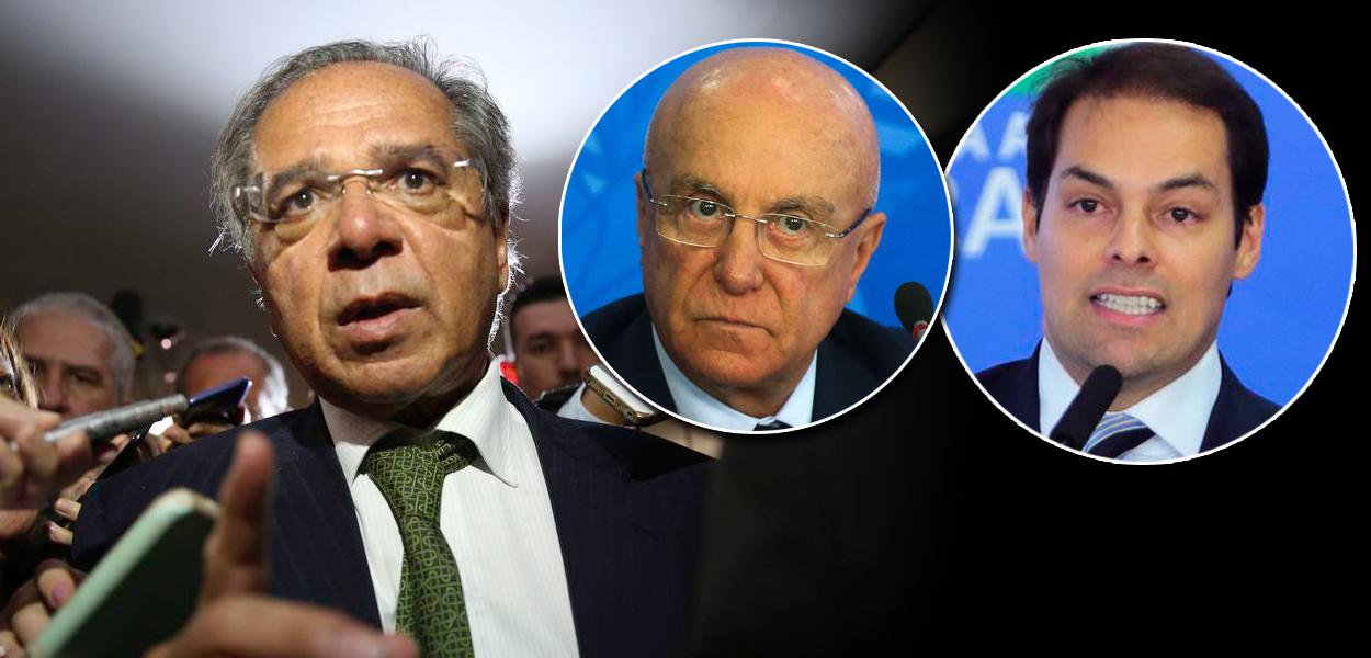 Paulo Guedes, Salim Mattar e Paulo Uebel
