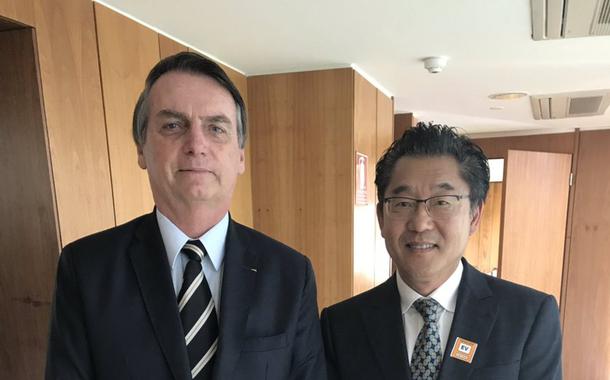 Jair Bolsonaro e Winston Ling