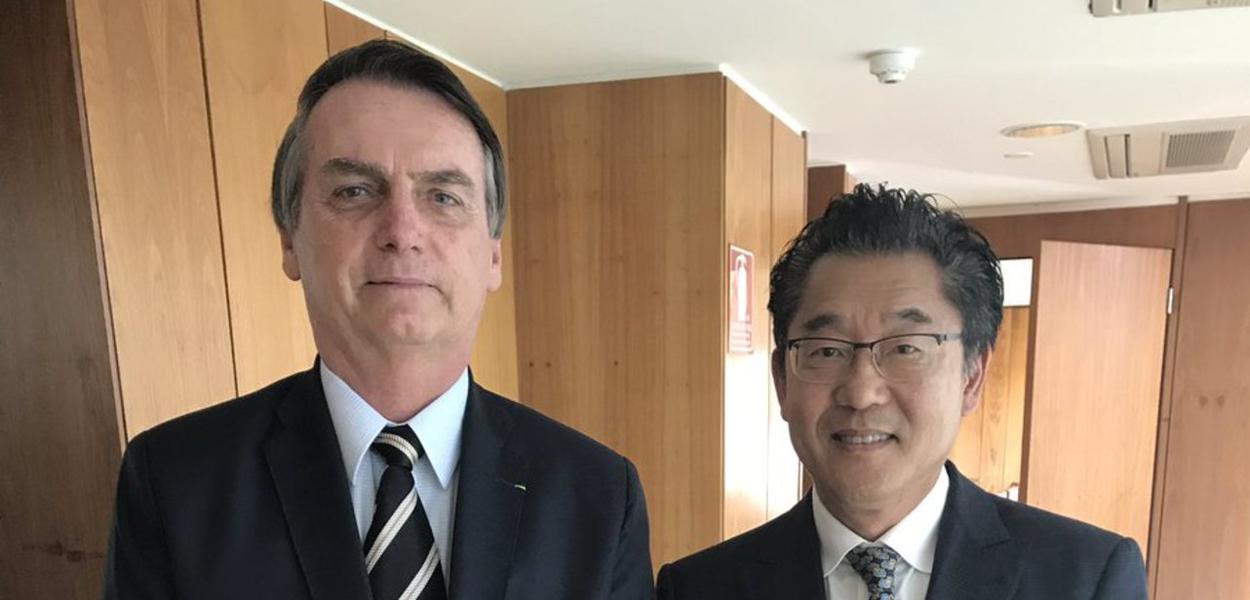 Jair Bolsonaro e Winston Ling