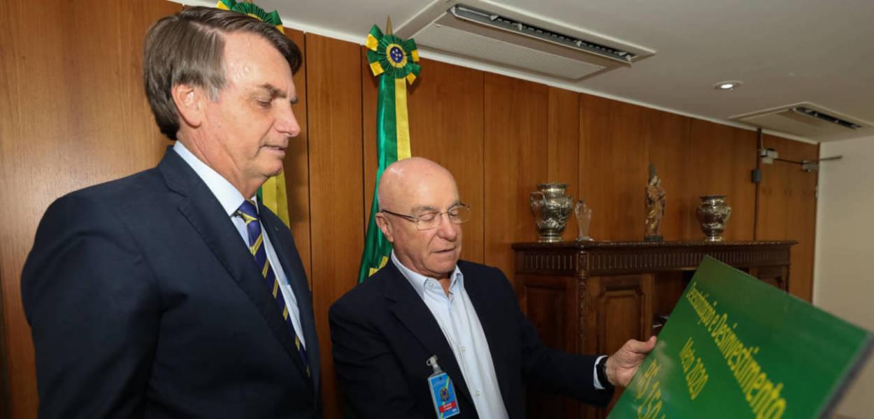 Jair Bolsonaro e Salim Mattar
