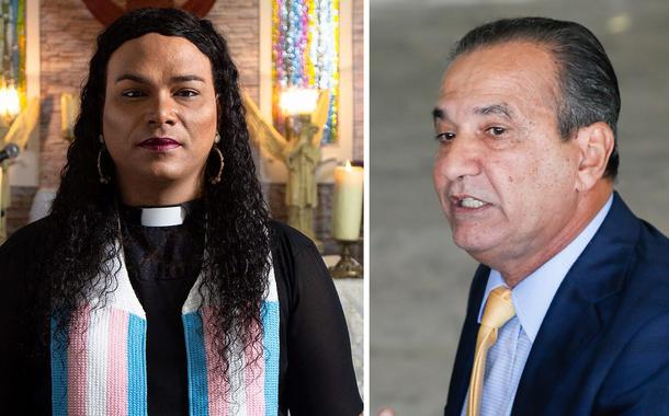 Alexya Salvador e Silas Malafaia