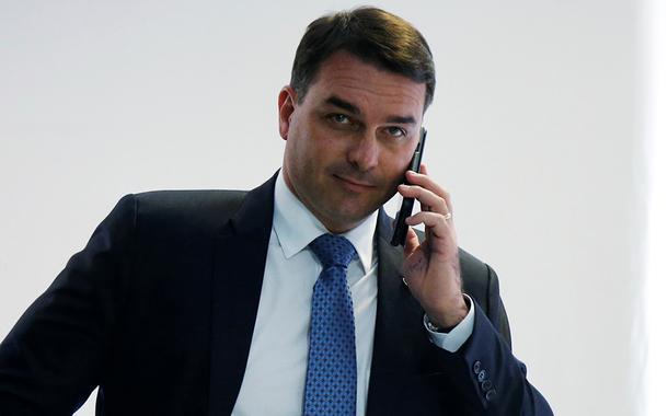 Senador Flávio Bolsonaro em Brasília