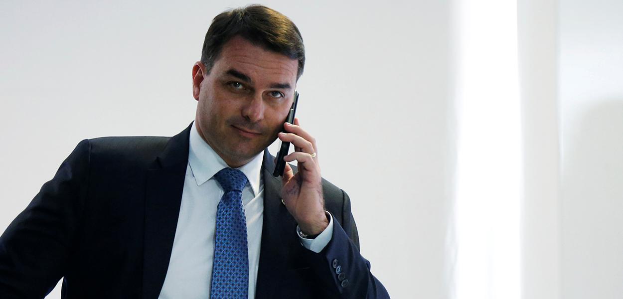 Senador Flávio Bolsonaro em Brasília