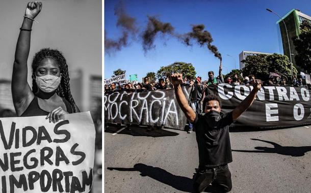 Jovens protestam em Brasília