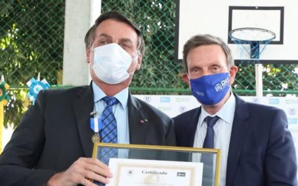 Jair Bolsonaro e Marcelo Crivella