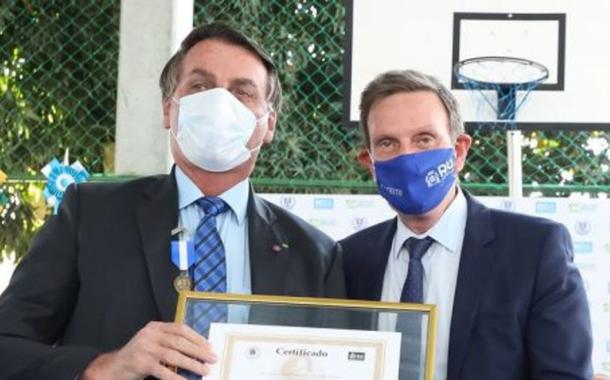 Jair Bolsonaro e Marcelo Crivella