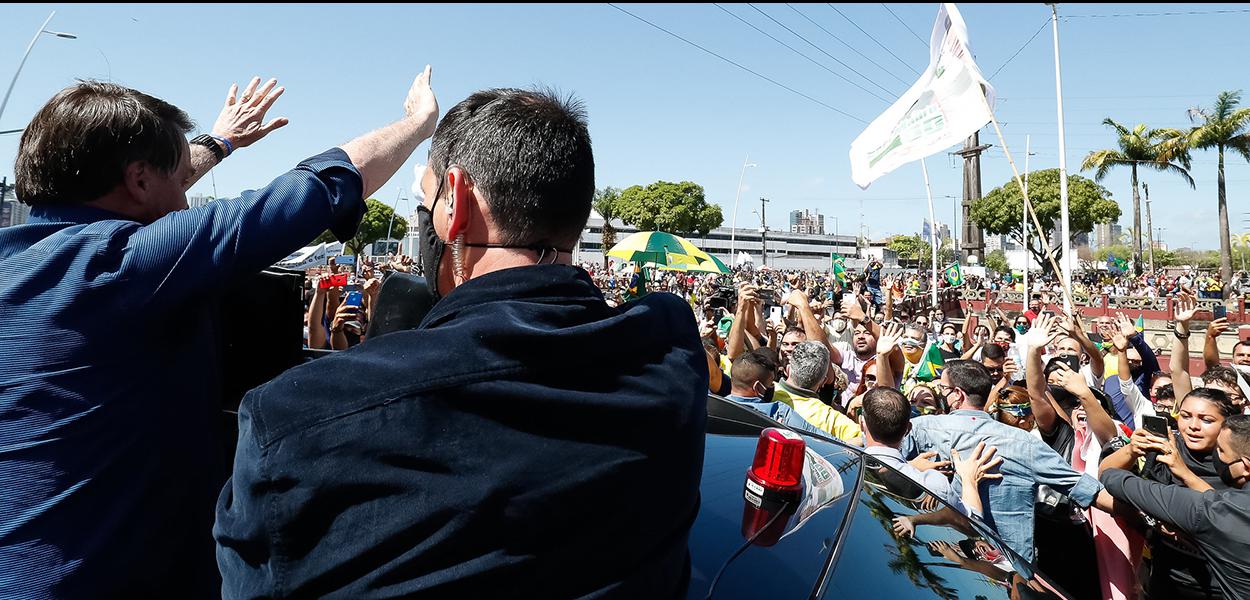 (Belém - PA, 13/08/2020) Presidente da República, Jair Bolsonaro, em Visita ao Porto de Belém