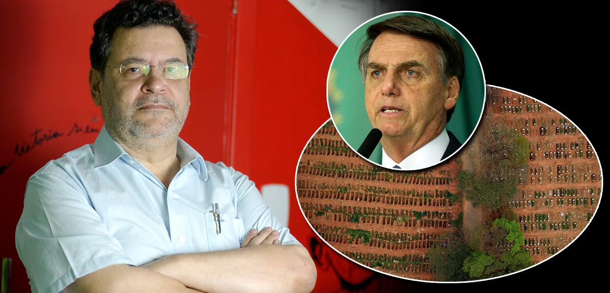 Rui Costa Pimenta (PCO) e Jair Bolsonaro