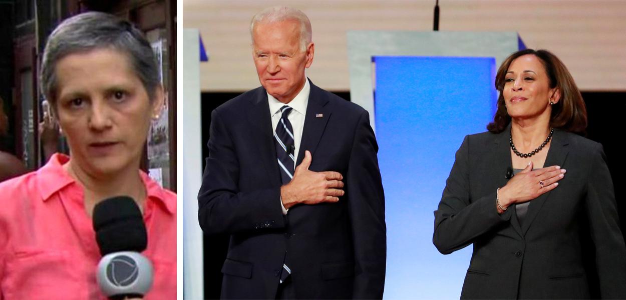 Heloísa Vilella, Joe Biden e Kamala Harris