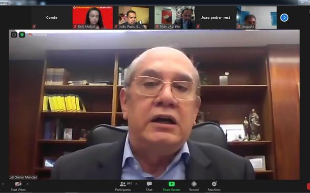 Gilmar Mendes participa de live com o MST