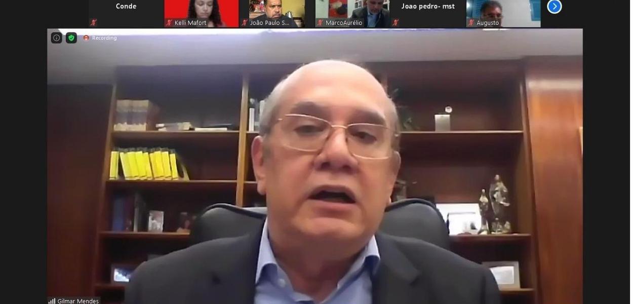 Gilmar Mendes participa de live com o MST