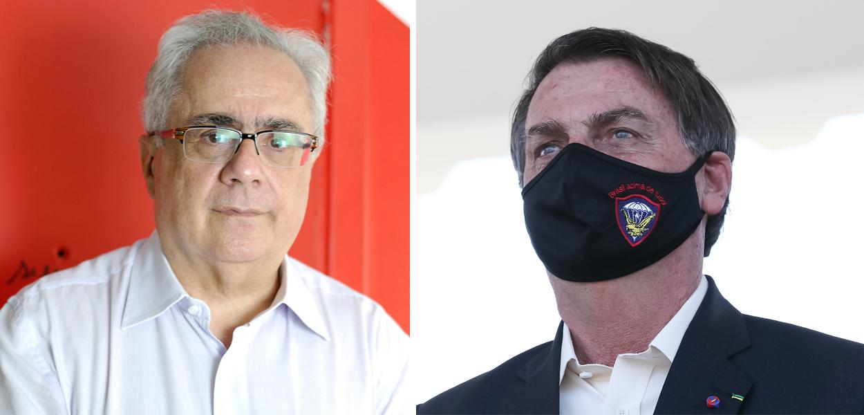 Luis Nassif e Jair Bolsonaro