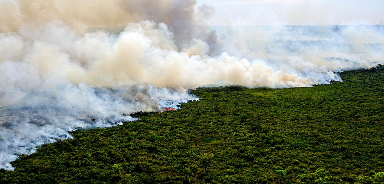 Lançamento da Operação Pantanal 2 para combate ao incêndio na região 17 de agosto de 2020