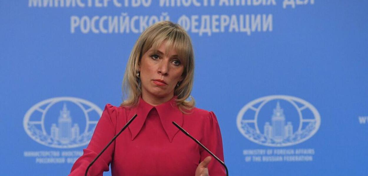 María Zaharova, porta-voz da chancelaria russa