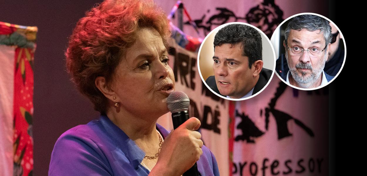 Dilma Rousseff, Sérgio Moro e Palocci