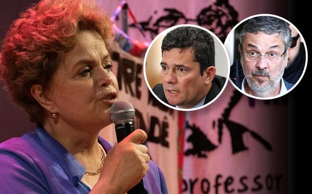 Dilma Rousseff, Sérgio Moro e Palocci