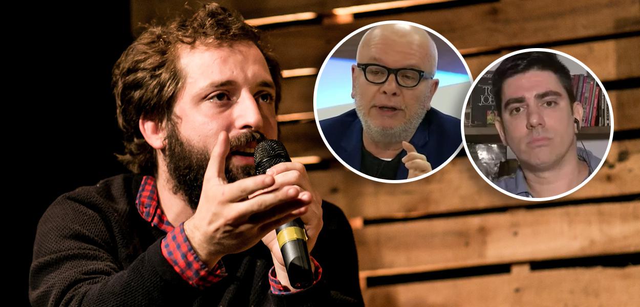 Gregório Duvivier, Marcelo Tas e Marcelo Adnet