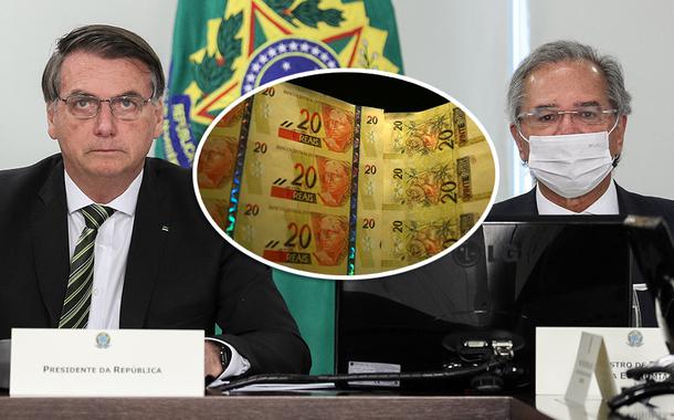 Jair Bolsonaro e Paulo Guedes