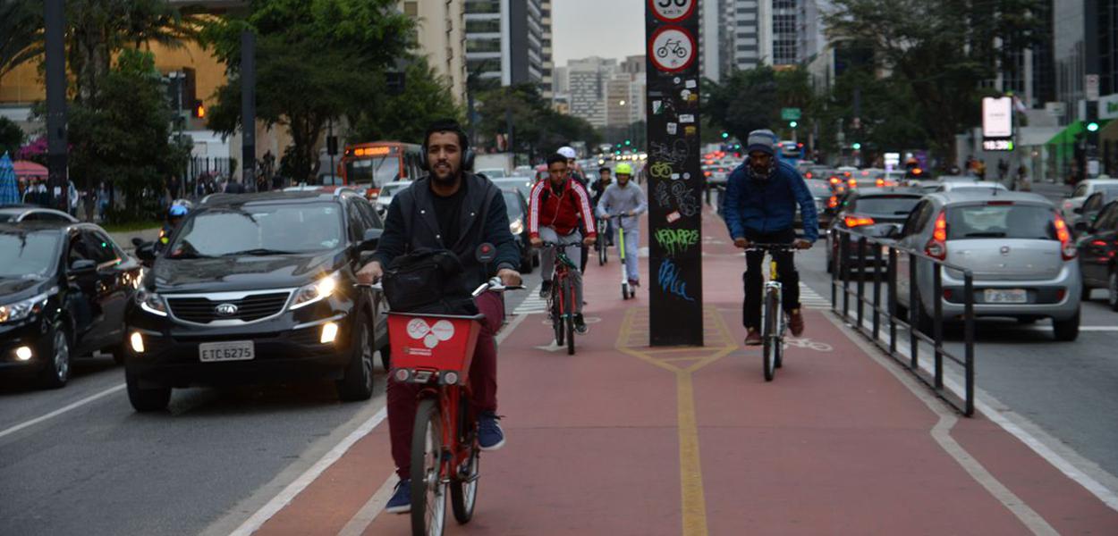Ciclovia da Avenida Paulista, em São Paulo