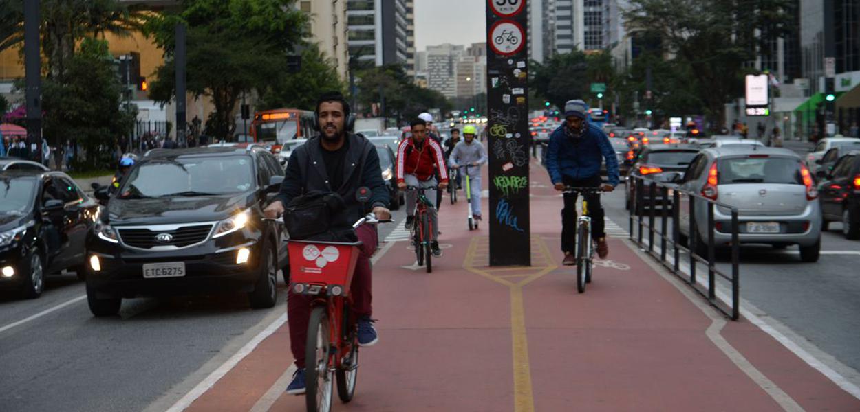 Ciclovia da Avenida Paulista, em São Paulo