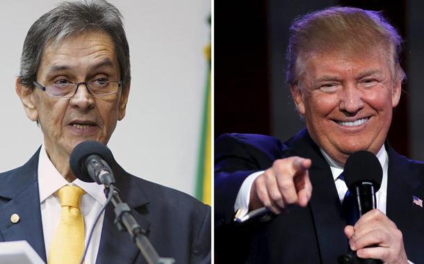 Roberto Jefferson e Donald Trump