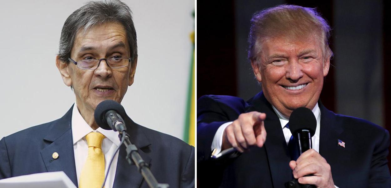 Roberto Jefferson e Donald Trump