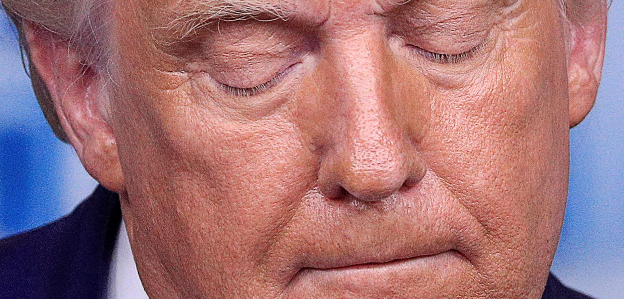 Presidente dos EUA, Donald Trump, na Casa Branca 19/08/2020