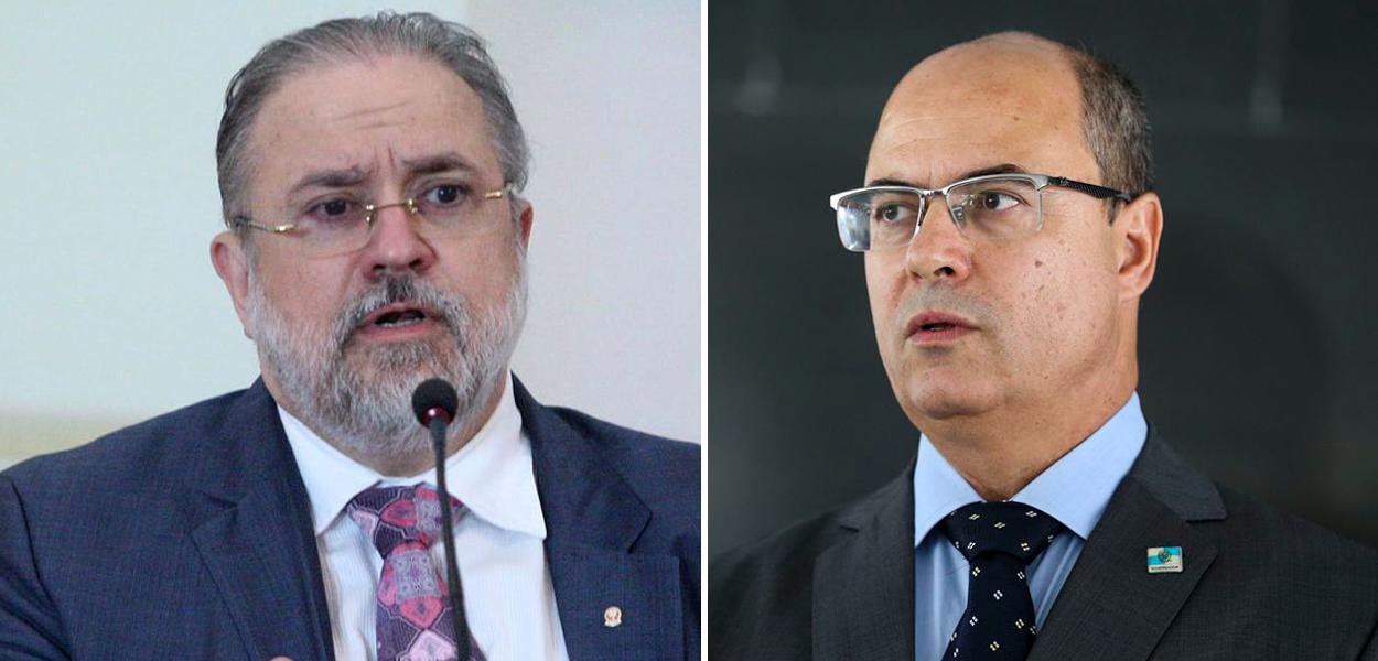 Augusto Aras e Wilson Witzel