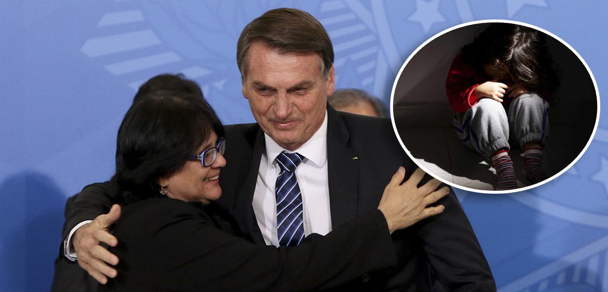 Damares Alves e  Jair Bolsonaro