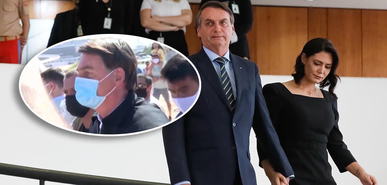 Jair Bolsonaro e Michelle Bolsonaro