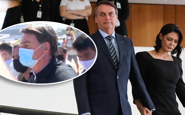 Jair Bolsonaro e Michelle Bolsonaro