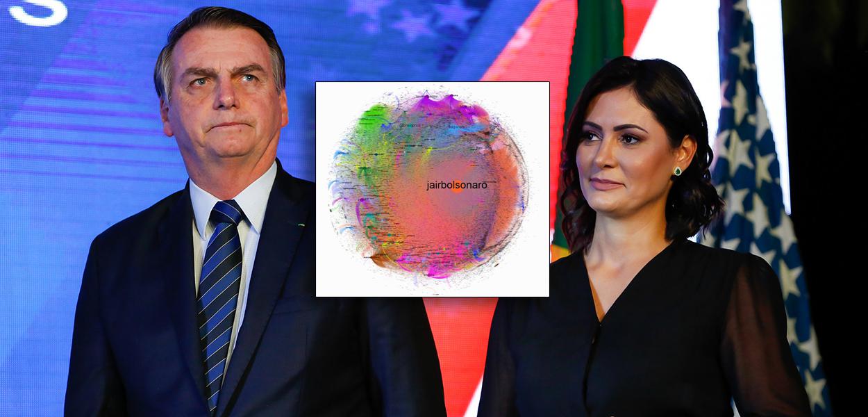 Jair Bolsonaro e Michelle Bolsonaro