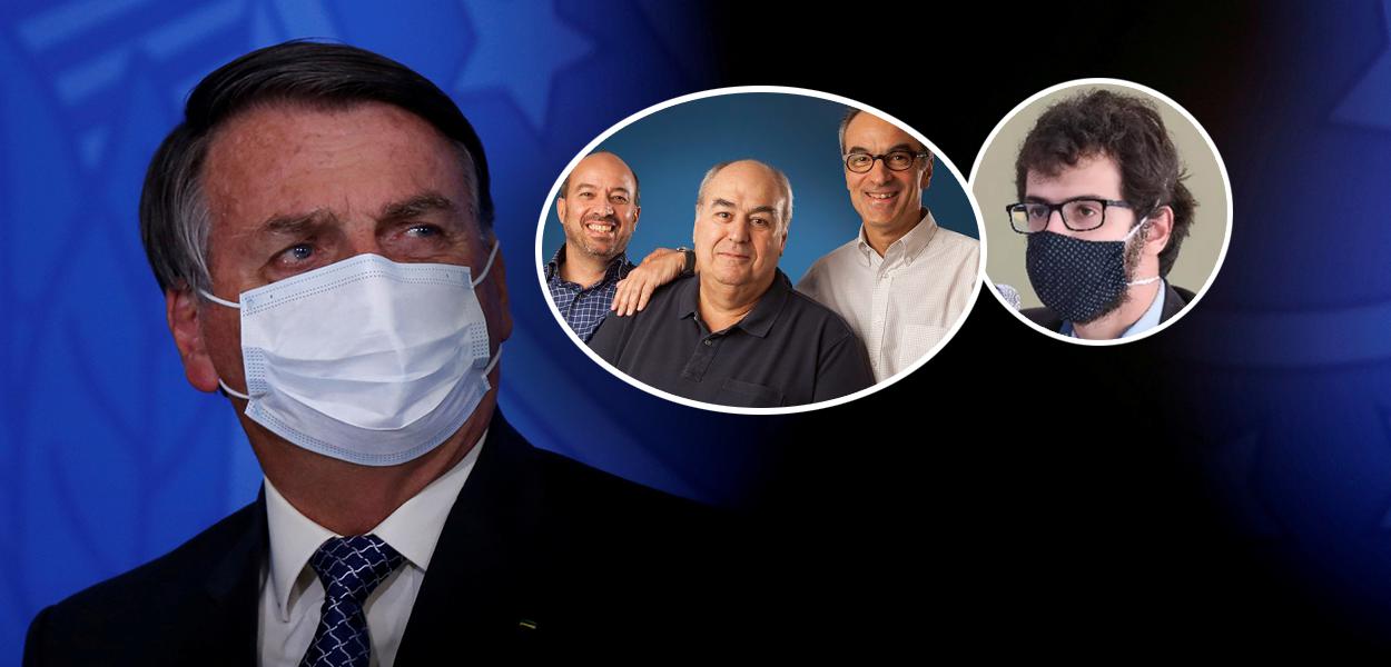 Jair Bolsonaro, irmãos Marinho e Daniel Gullino