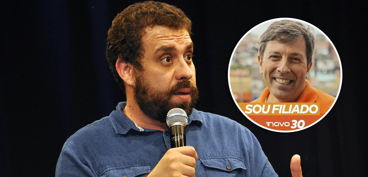 Guilherme Boulos e João Amoedo