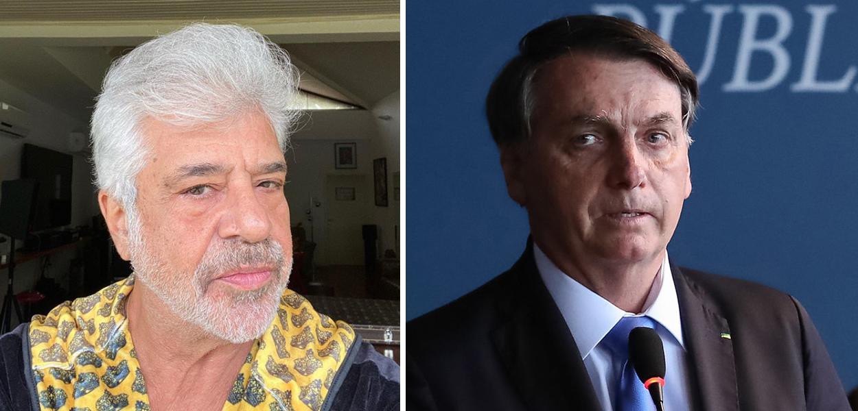 Lulu Santos e Jair Bolsonaro